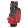 Aqua Sport 3 W/P Cart Bag Red - Black