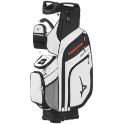 Mizuno BR-D4 Cart Bag White Black