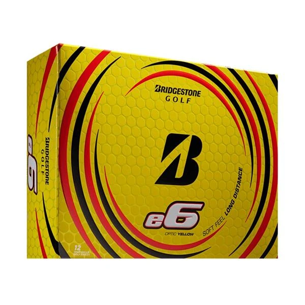 Bridgestone E6 Golf Balls Dozen Yellow
