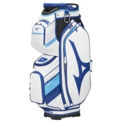 Mizuno Tour Cart Bag 22 14W White Blue