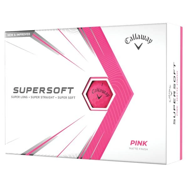 Callaway Supersoft 21 Golf Ball Dozens Pink