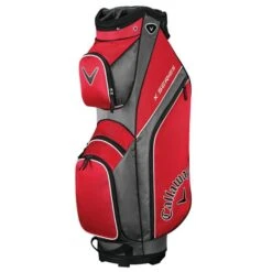 Callaway X Series 19 Cart Bag Red - Titanium - White