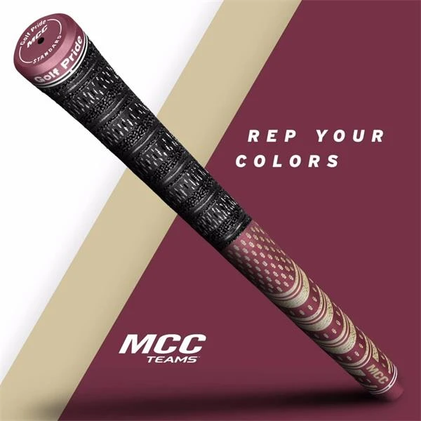 Golf Pride MCC Teams Standard Grip . Maroon Gold - Image 4