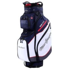 MacGregor Mac 14.0 10" Cart Bag Navy - White - Red