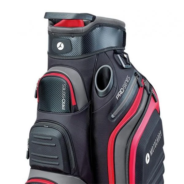 Motocaddy Pro Series Cart Bag Black Red - Image 2
