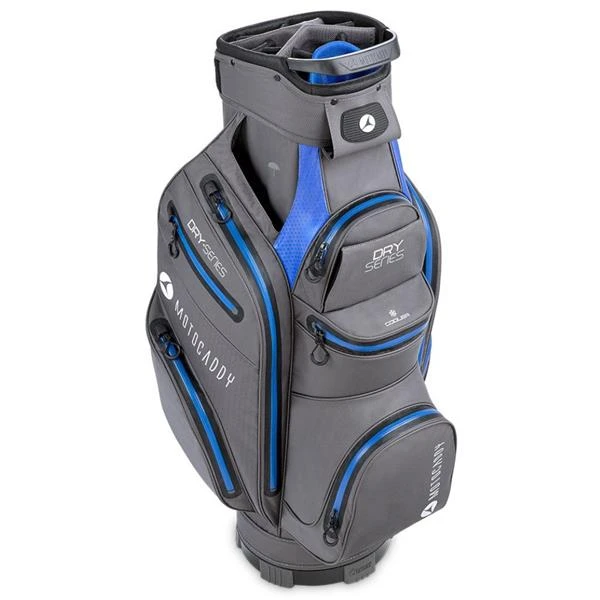 Motocaddy Dry Series Cart Bag Charcoal - Blue - Image 2