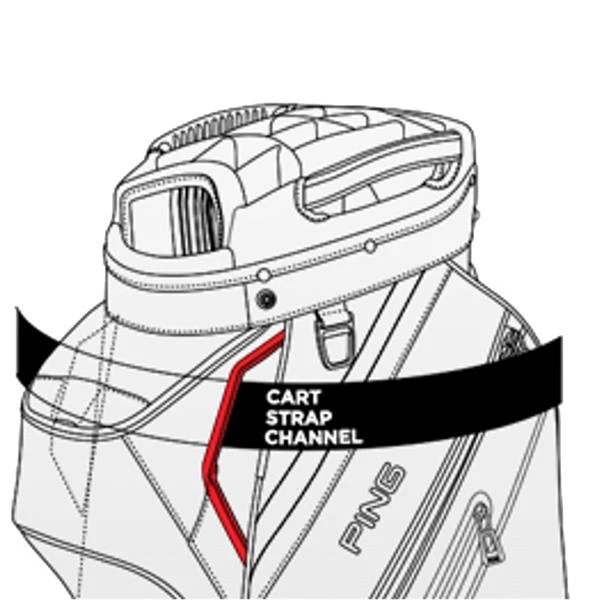 Ping Pioneer 191 Cart Bag Black - Image 4