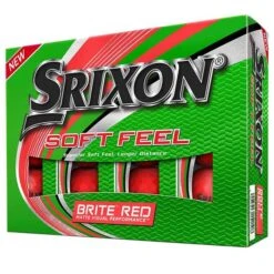 Srixon Soft Feel Golf Balls Bright Red