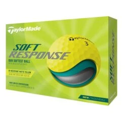 TaylorMade Soft Response 22 Golf Ball Dozen Yellow