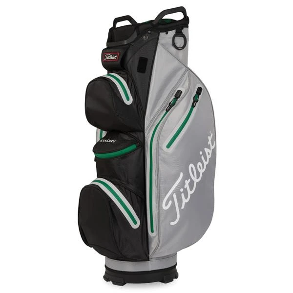 Titleist Cart 14 StaDry Bag Grey Black Green