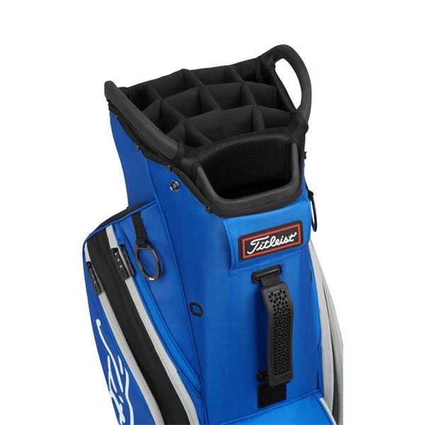 Titleist 14 Cart Bag Royal Black Grey - Image 2