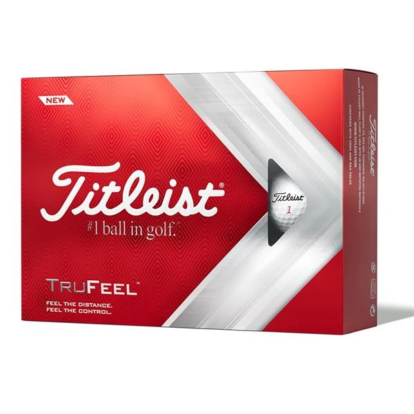 Titleist Trufeel Golf Balls Dozen White - Image 4